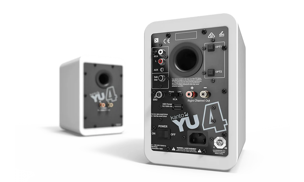 Kanto YU4 Powered Bookshelf Speakers (Pair) - Image 7