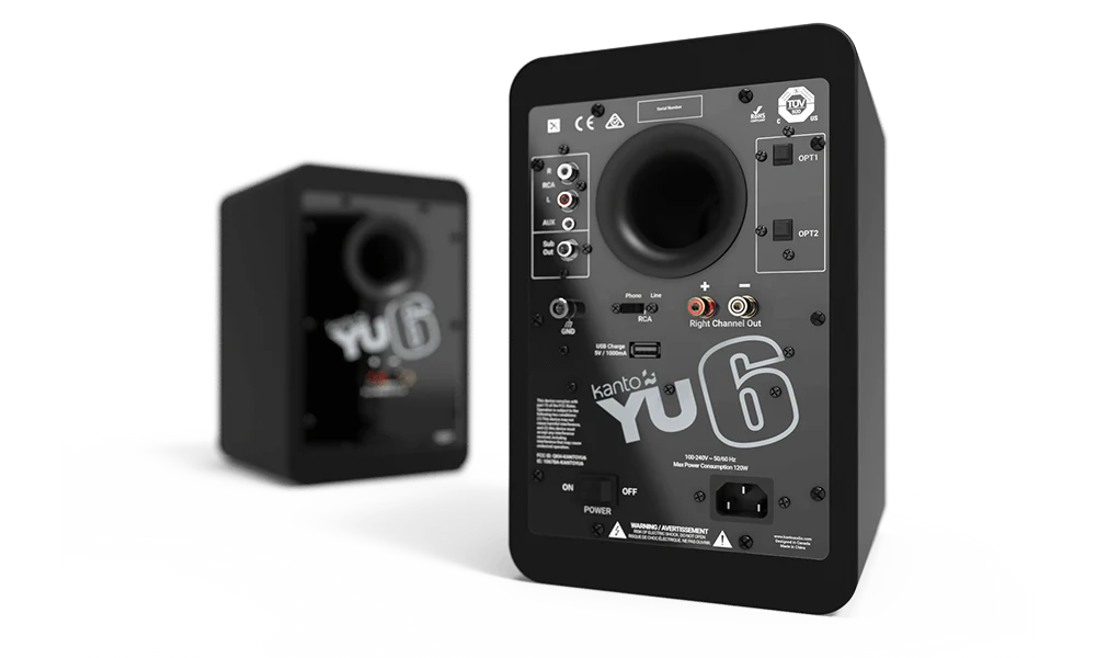 Kanto YU6 Powered Bookshelf Speakers (Pair) - Image 4