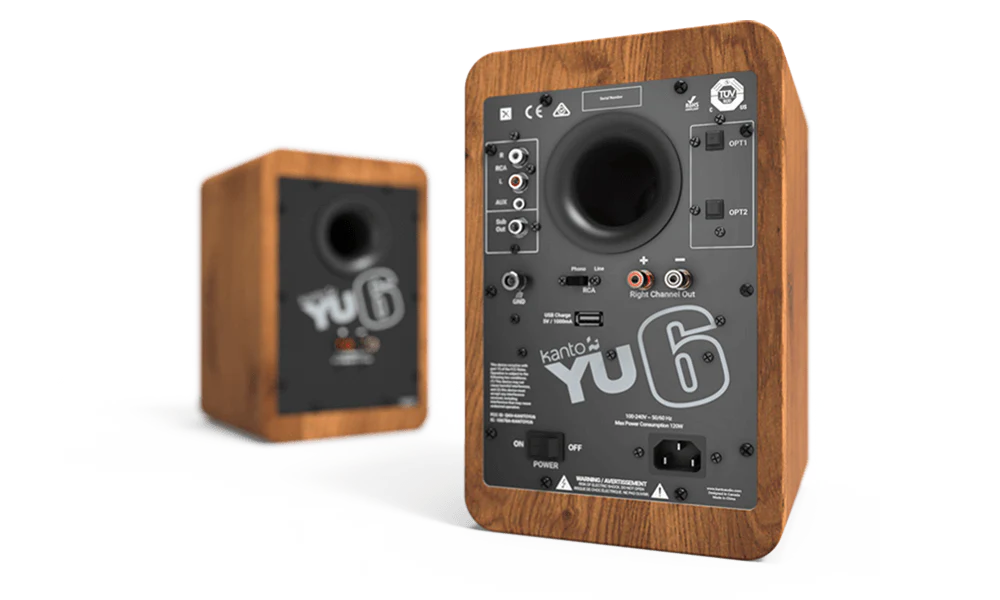 Kanto YU6 Powered Bookshelf Speakers (Pair) - Image 6
