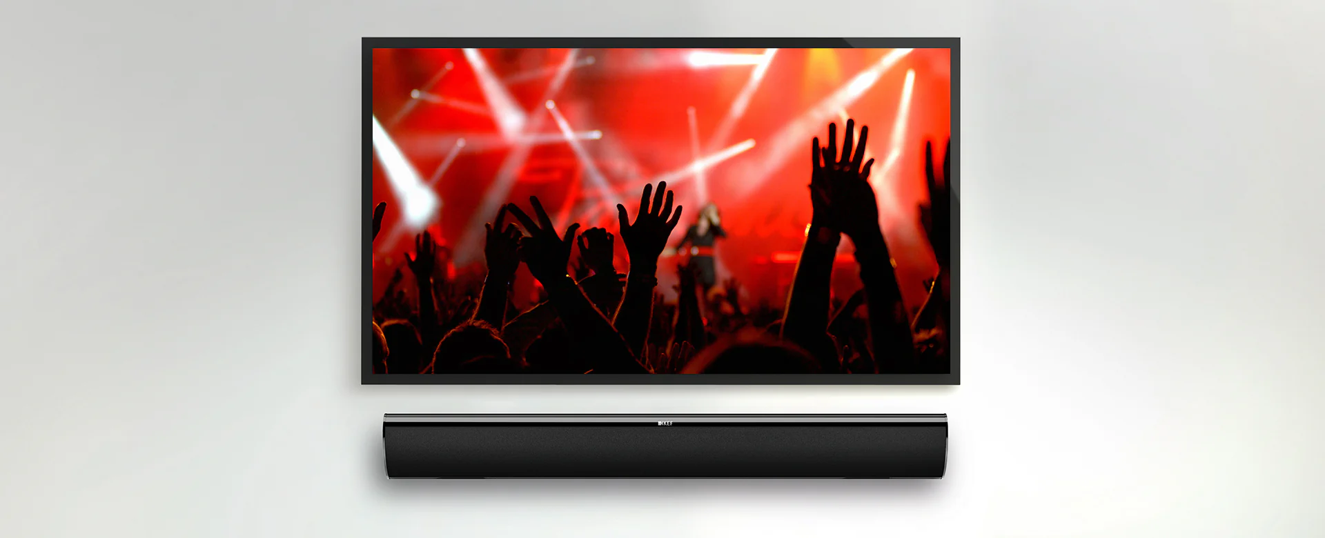 KEF HTF7003 3-Channel Soundbar Speaker - Gloss Black (Each) - Image 4