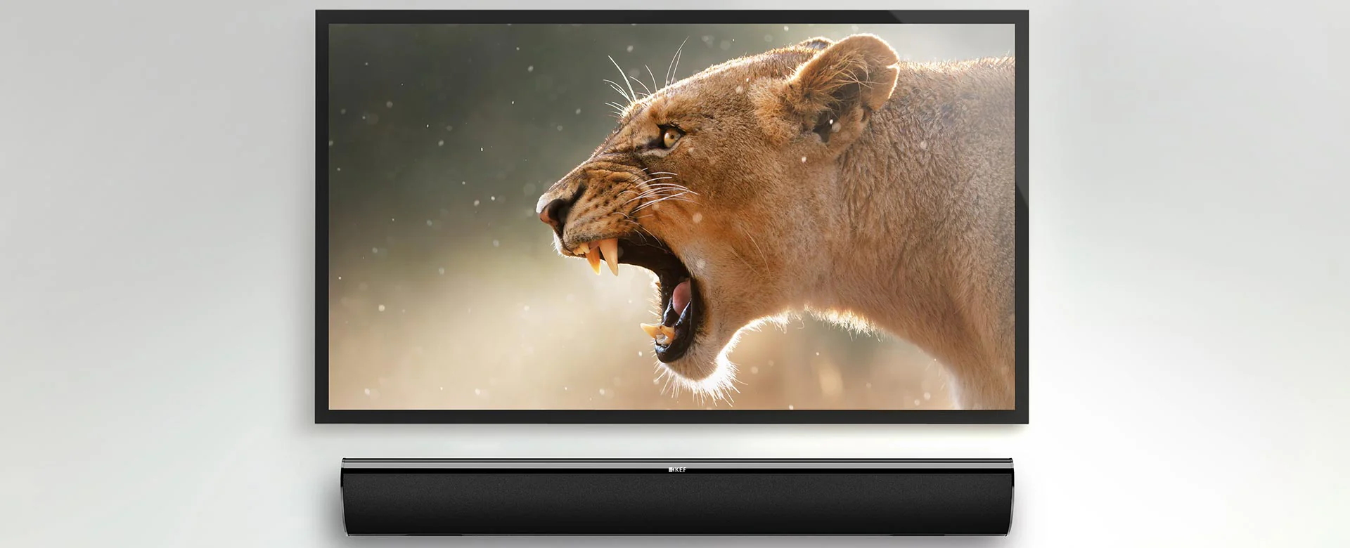 KEF HTF8003 3-Channel Soundbar Speaker - Gloss Black (Each) - Image 6