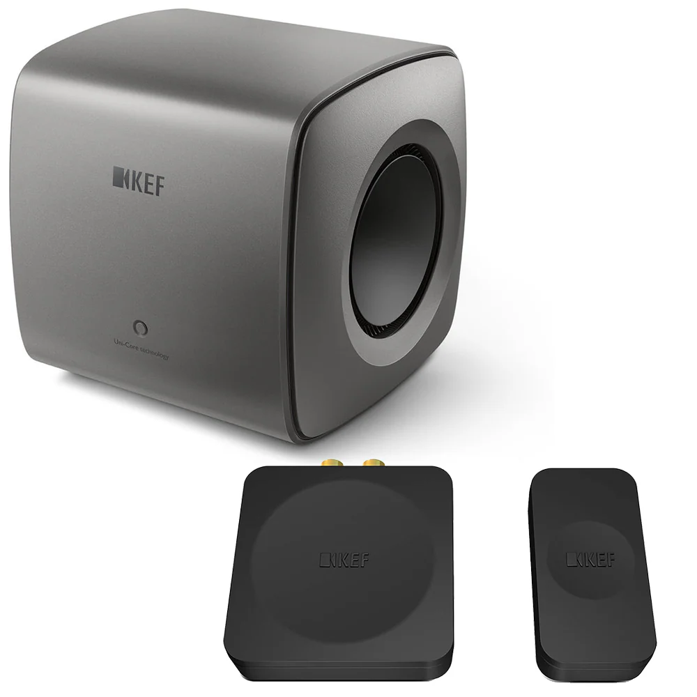 KEF KC62 Uni-Core Force Cancelling Subwoofer Bundle with KW1 Wireless Subwoofer Adapter Kit - Image 17
