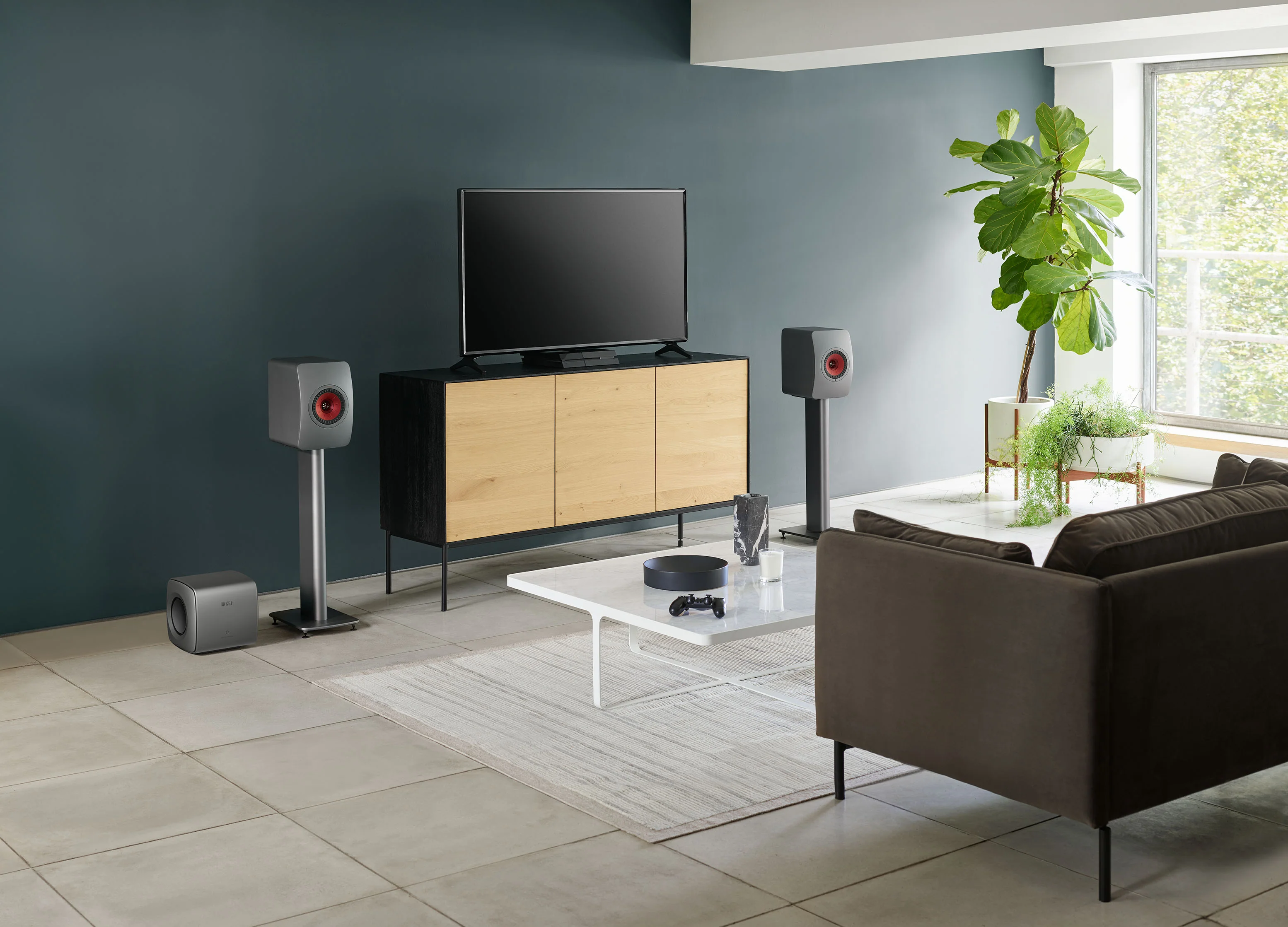 KEF KC62 Uni-Core Force Cancelling Subwoofer Bundle with KW1 Wireless Subwoofer Adapter Kit - Image 37