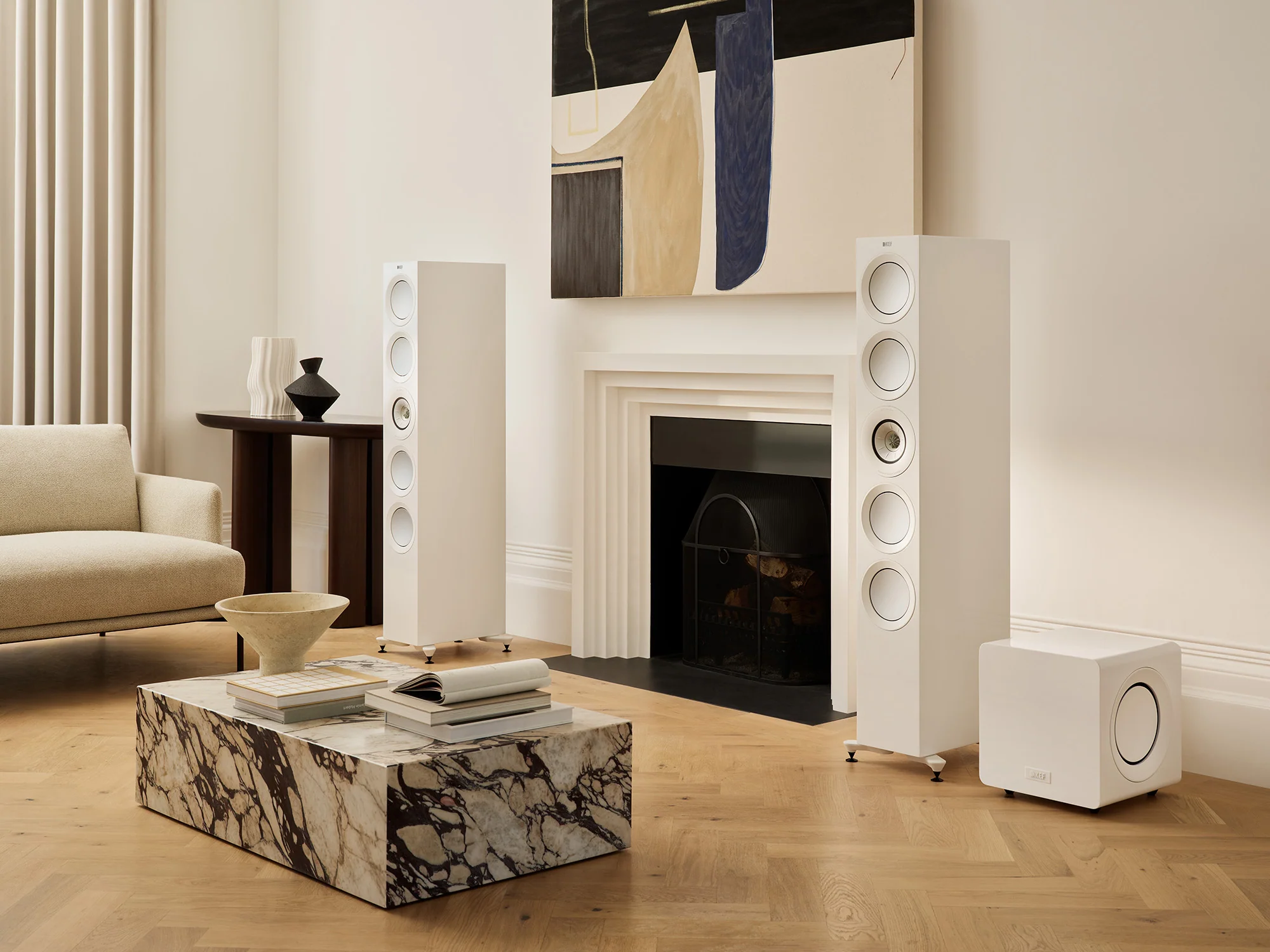 KEF KC92 Force-Cancelling Subwoofer Bundle with KW1 Wireless Subwoofer Adapter Kit - Image 15