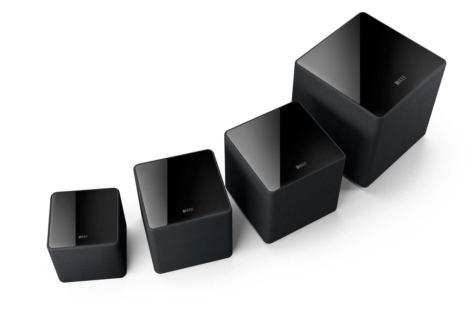 KEF Kube MIE Subwoofer (Gloss Black) - Image 2