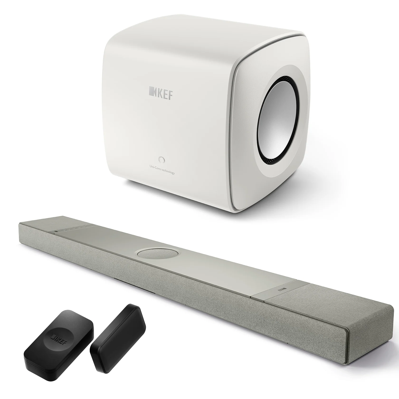 KEF XIO 5.1.2 Soundbar Bundle with KC62 Subwoofer & KW2 BT Receiver - Image 6