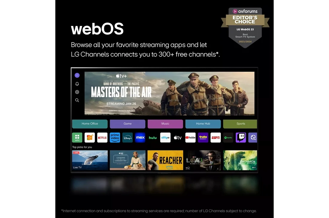 LG 86 Inch Class QNED 4K MiniLED QNED90T Series TV with webOS 24 - Image 7