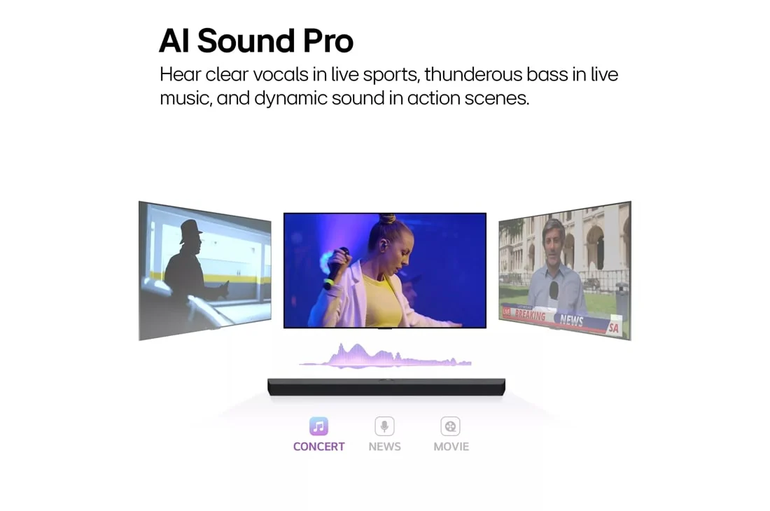 LG S95TR Soundbar for TV with Wireless Dolby Atmos and Rear Speakers 9.1.5 Channel - Image 14