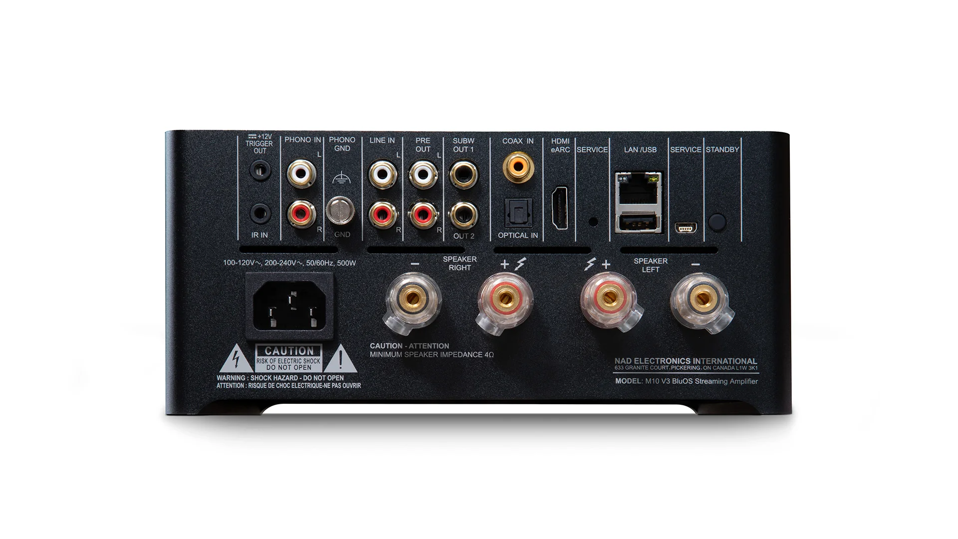 NAD Master Series M10 V3 BluOS Streaming Amplifier - Image 3
