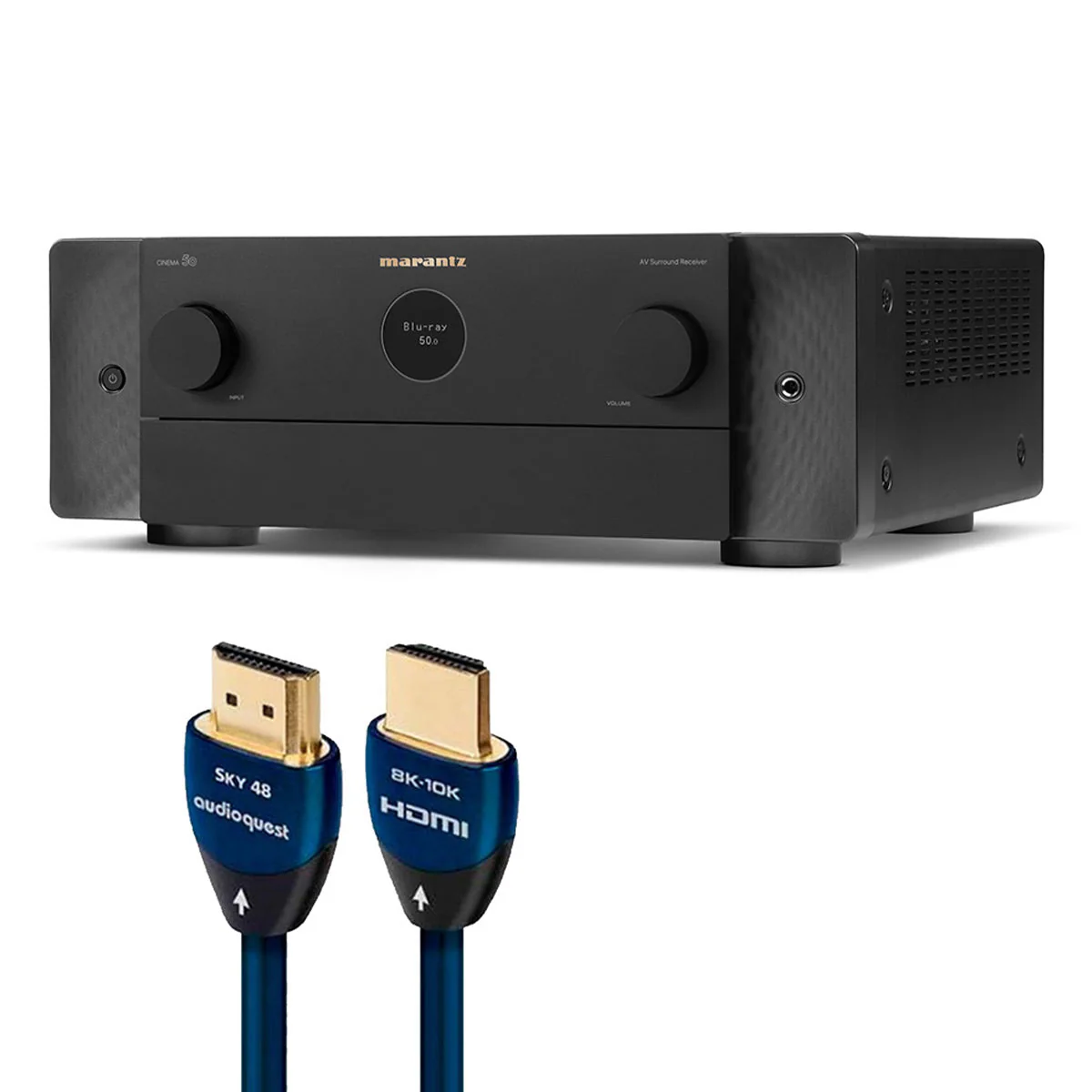 Marantz Cinema 50 9.4 Channel 8K Home Theater Receiver with Dolby Atmos, DTS:X, and HEOS Built-In - Image 3