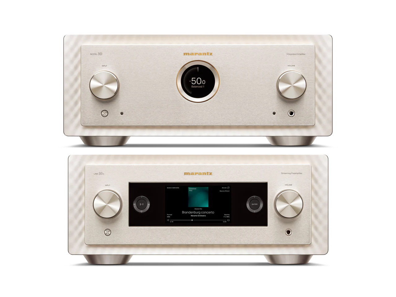 Marantz MODEL 10 Integrated Amplifier Bundle with LINK 10n Network Audio Player - Image 2