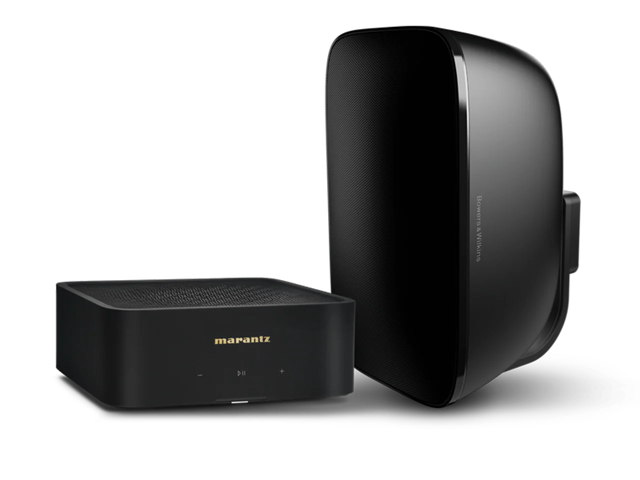 Bowers & Wilkins AM-1 Outdoor Speakers & Marantz M1 Bundle (Pair)