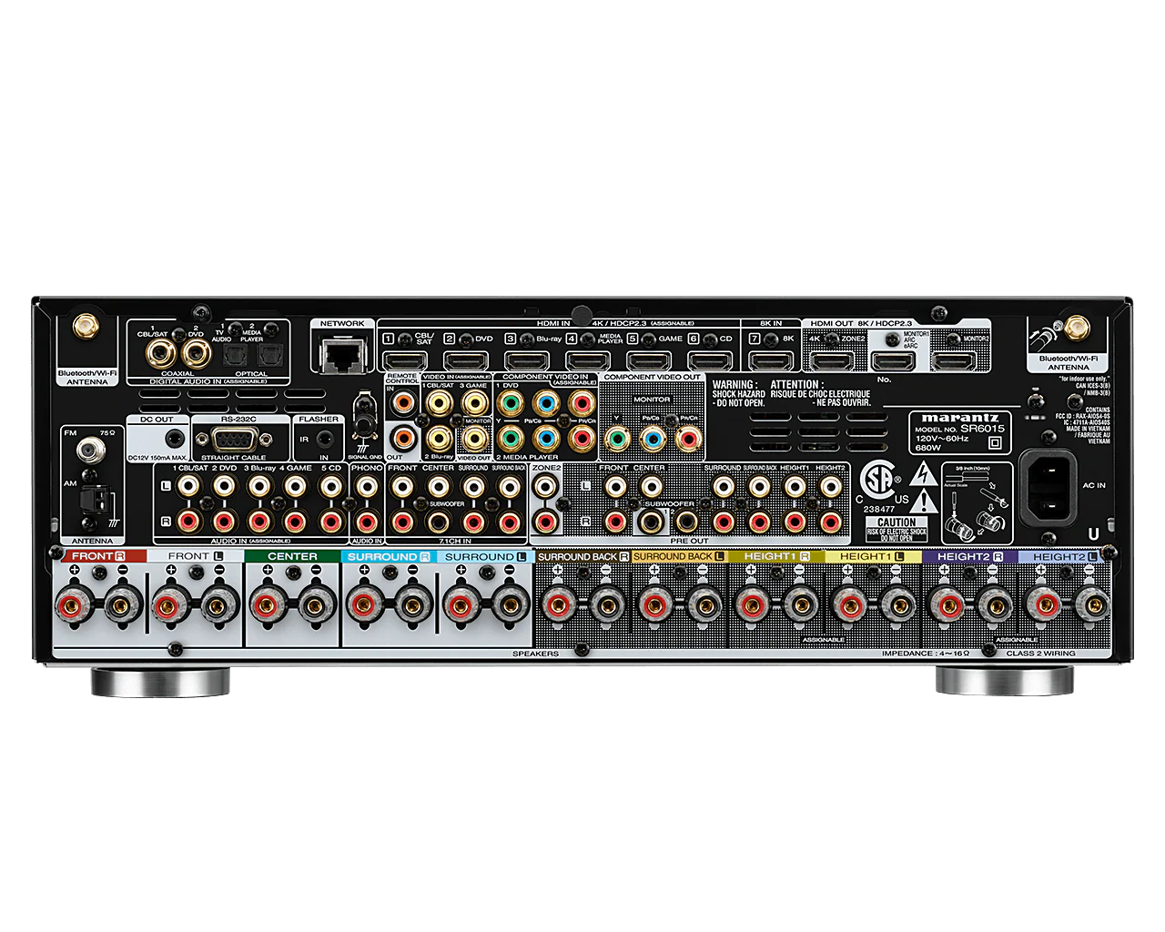 Marantz SR6015 9.2 Channel 8K Ultra HD AV Receiver - Image 4
