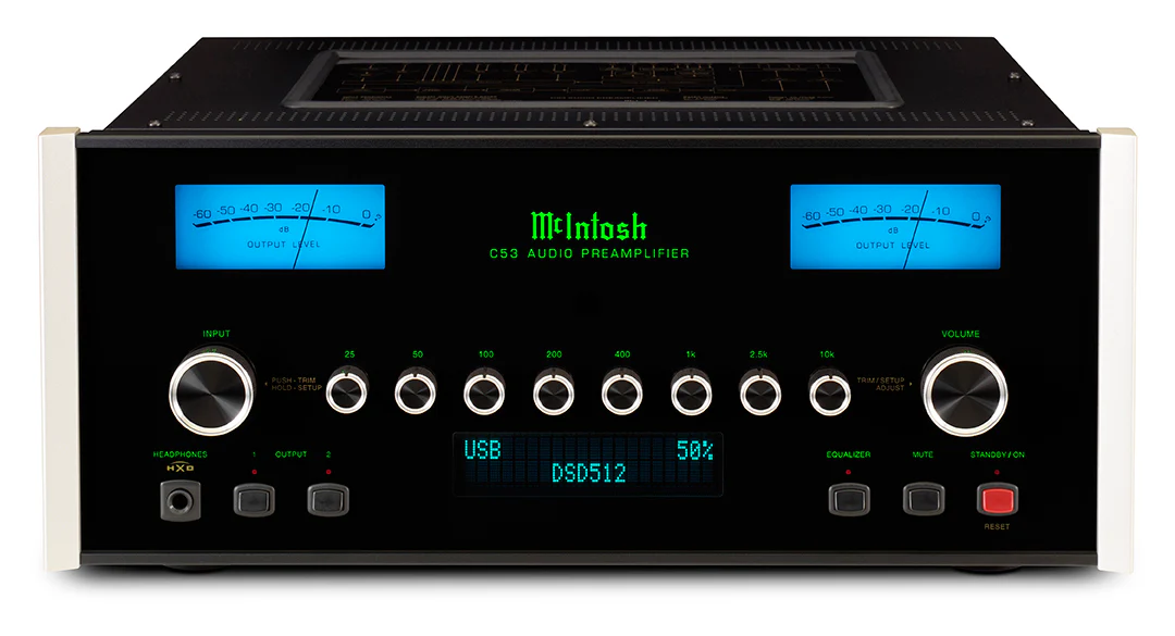 McIntosh C53 2-Channel Solid State Preamplifier (Black)