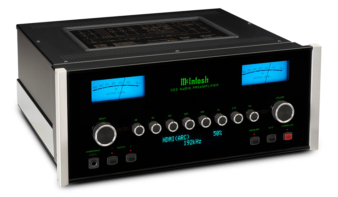 McIntosh C53 2-Channel Solid State Preamplifier (Black) - Image 2