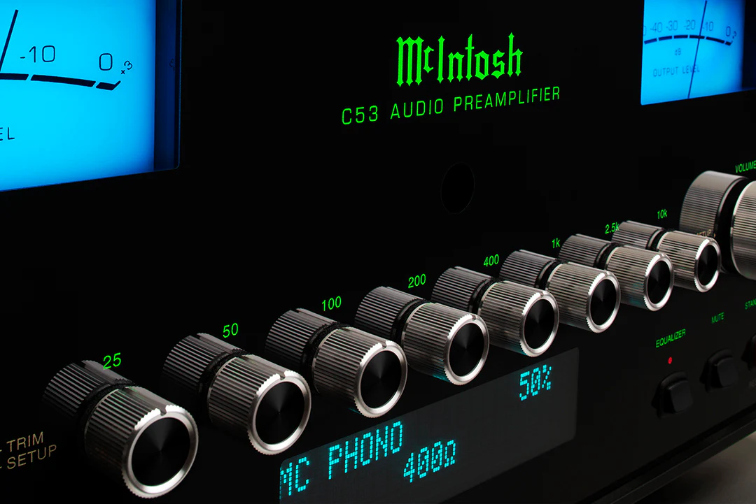 McIntosh C53 2-Channel Solid State Preamplifier (Black) - Image 6