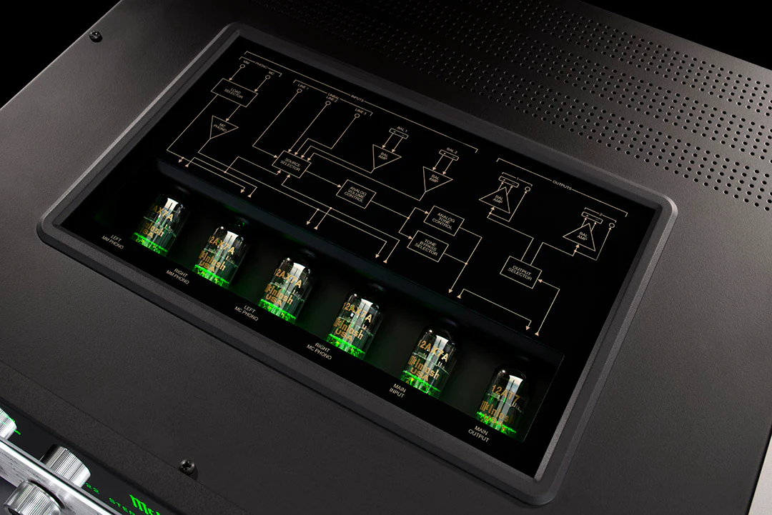 McIntosh C22 2-Channel Vacuum Tube Preamplifier Mk V (Black) - Image 13