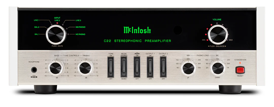 McIntosh C22 2-Channel Vacuum Tube Preamplifier Mk V (Black) - Image 3