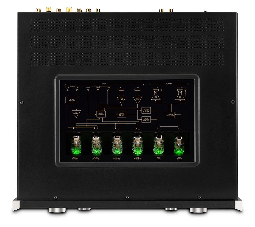 McIntosh C22 2-Channel Vacuum Tube Preamplifier Mk V (Black) - Image 5