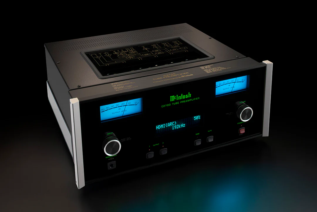 McIntosh C2700 2-Channel Vacuum Tube Preamplifier (Black) - Image 6