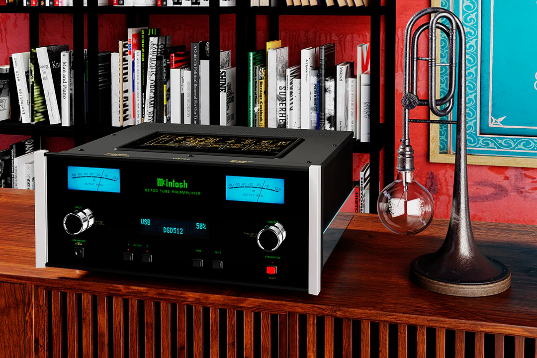 McIntosh C2700 2-Channel Vacuum Tube Preamplifier (Black) - Image 9