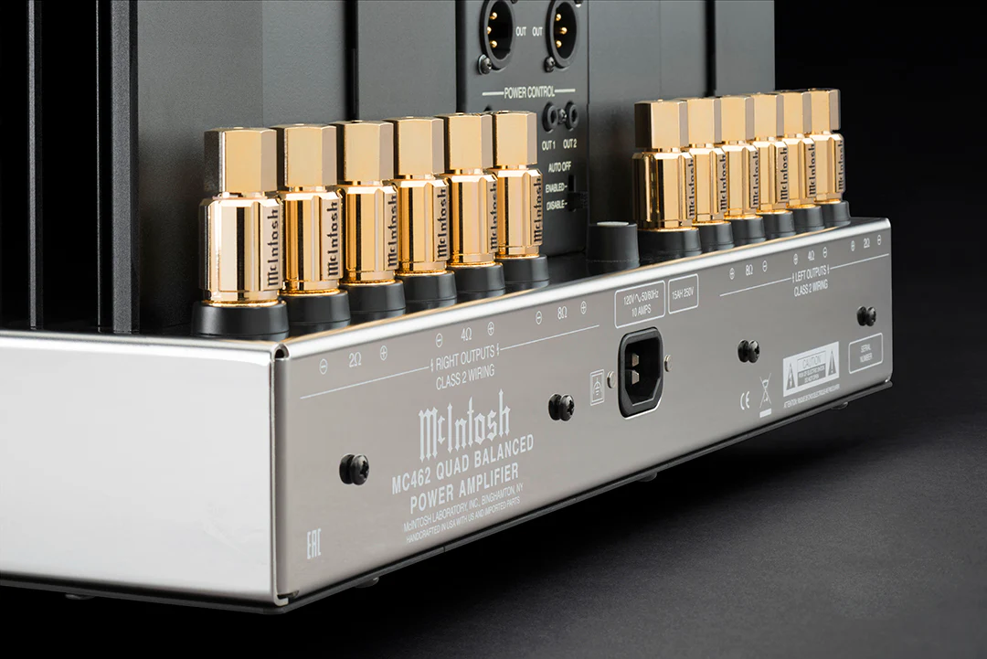 McIntosh MC462 2-Channel Solid State Amplifier (Black) - Image 10