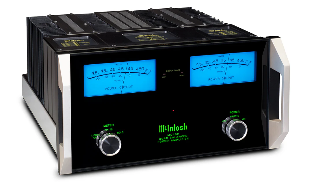 McIntosh MC462 2-Channel Solid State Amplifier (Black) - Image 2