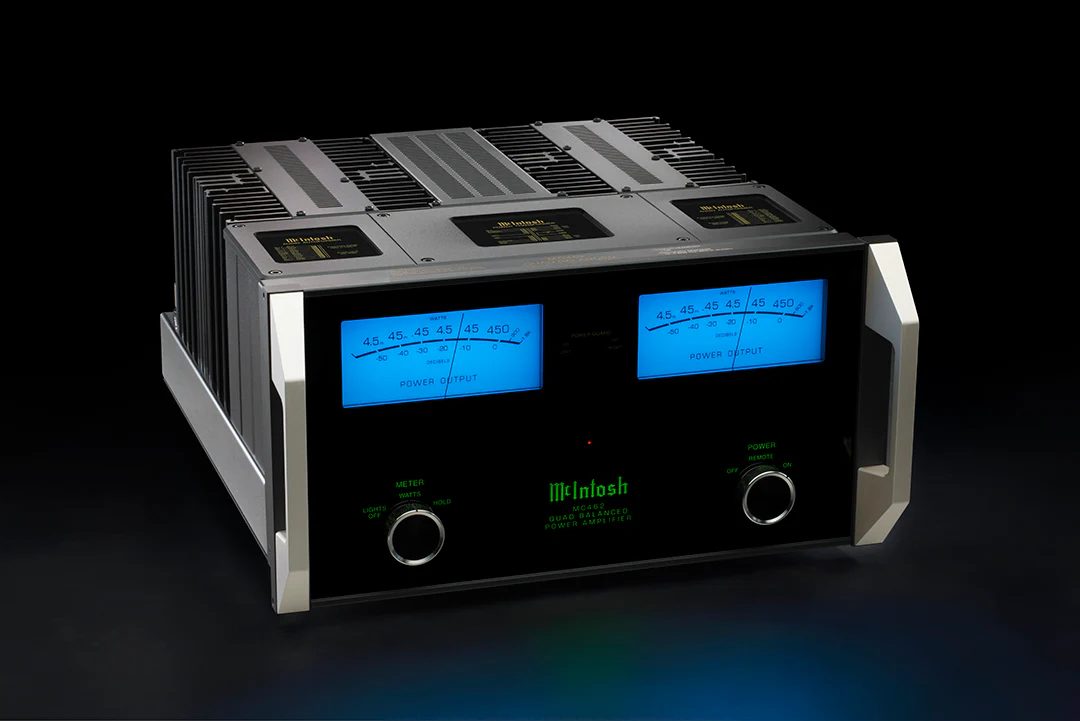 McIntosh MC462 2-Channel Solid State Amplifier (Black) - Image 7