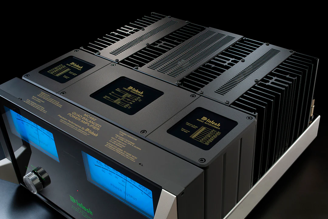 McIntosh MC462 2-Channel Solid State Amplifier (Black) - Image 8