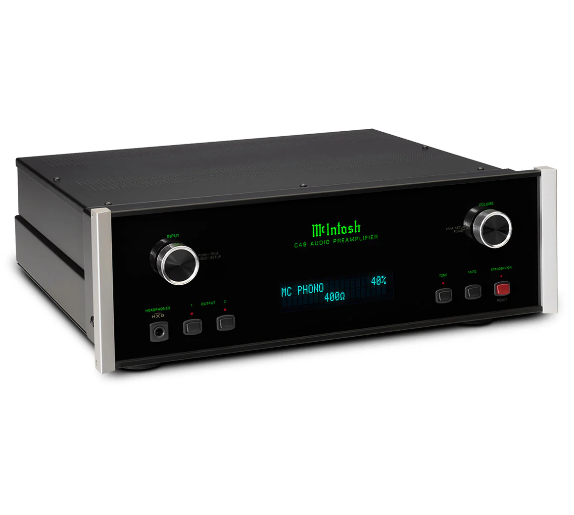 McIntosh C49 2-Channel Solid State Stereo Preamplifier (Black) - Image 2