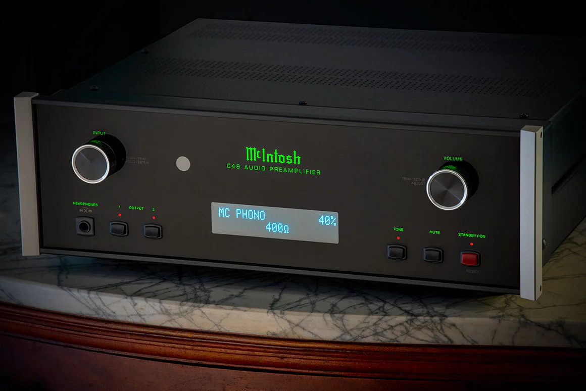 McIntosh C49 2-Channel Solid State Stereo Preamplifier (Black) - Image 3