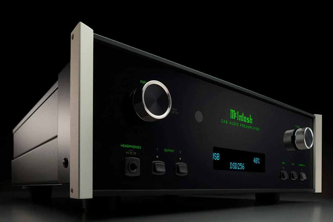 McIntosh C49 2-Channel Solid State Stereo Preamplifier (Black) - Image 4