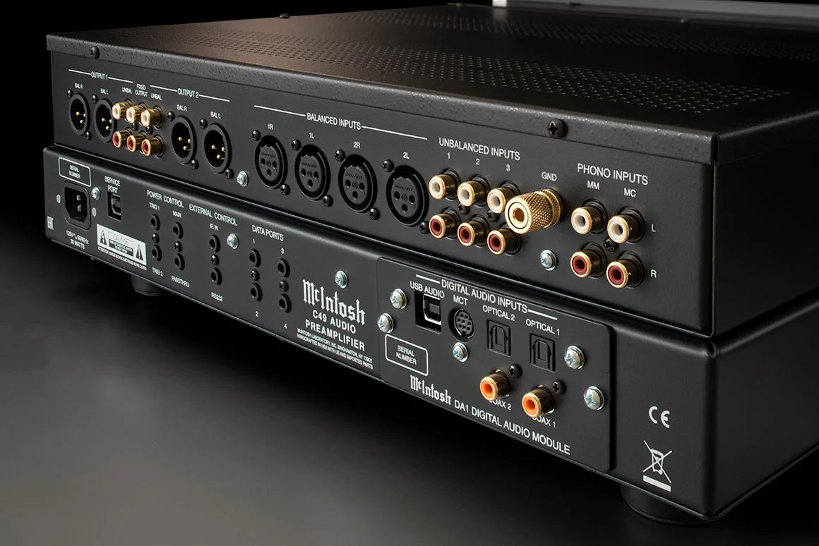 McIntosh C49 2-Channel Solid State Stereo Preamplifier (Black) - Image 6