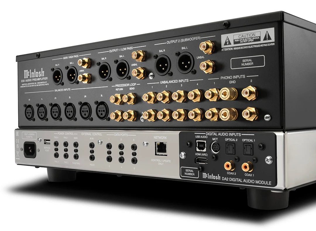 McIntosh C55 2-Channel Solid State Preamplifier (Black) - Image 6