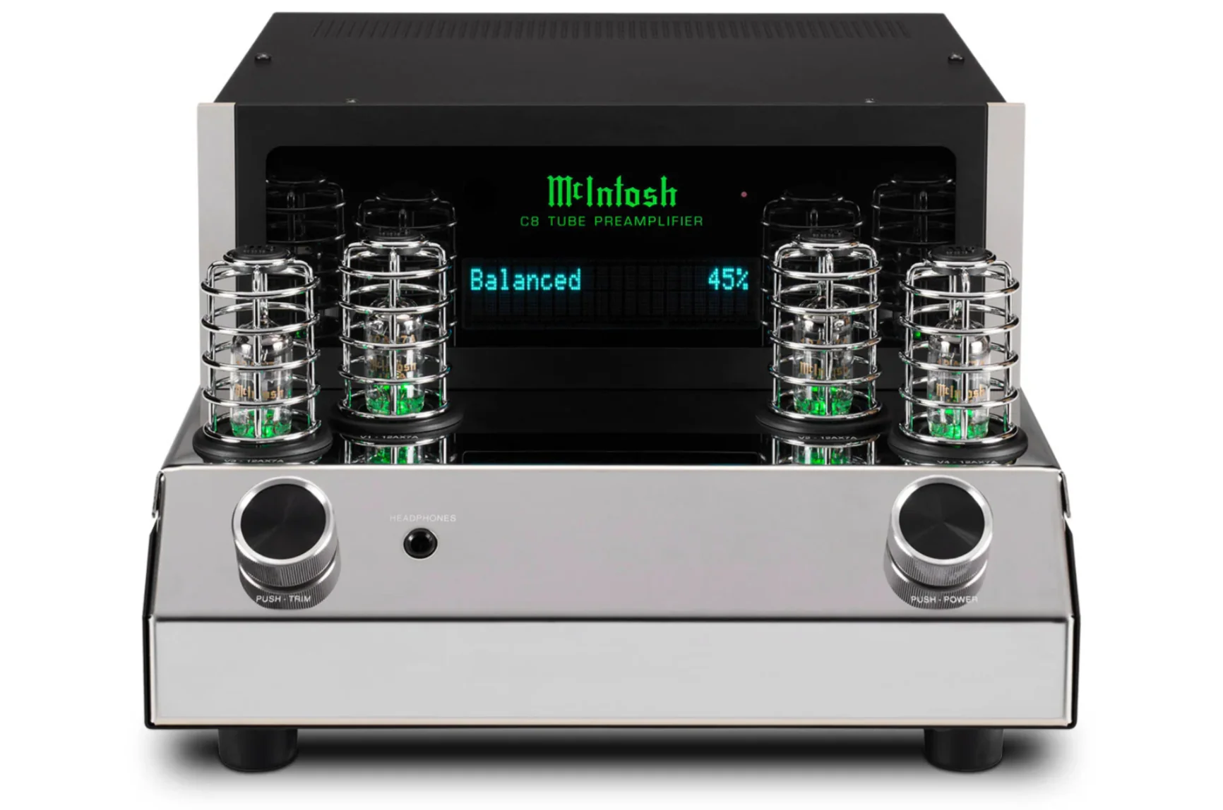 McIntosh C8 2-Channel Vacuum Tube Preamplifier (Black)