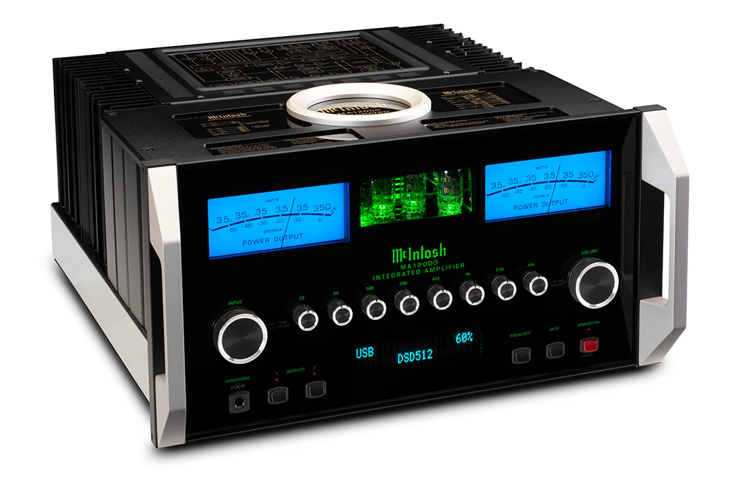 McIntosh MA12000 2-Channel Hybrid Integrated Amplifier (Black) - Image 3