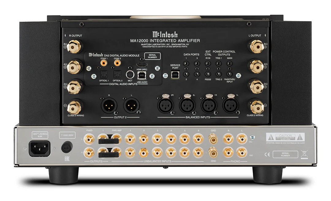 McIntosh MA12000 2-Channel Hybrid Integrated Amplifier (Black) - Image 4