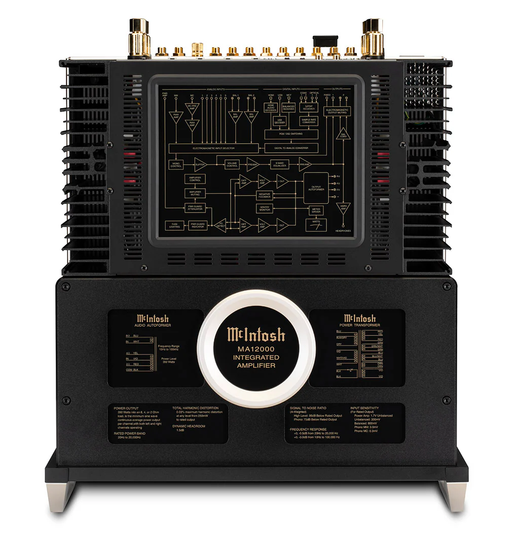McIntosh MA12000 2-Channel Hybrid Integrated Amplifier (Black) - Image 5