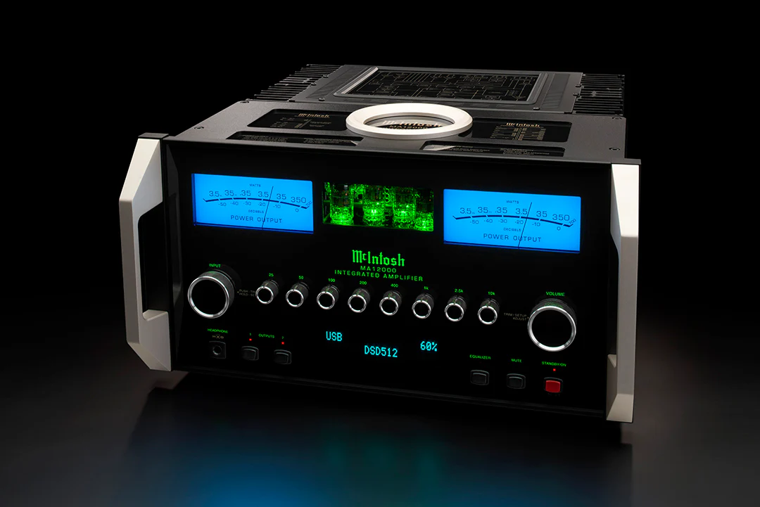 McIntosh MA12000 2-Channel Hybrid Integrated Amplifier (Black) - Image 7