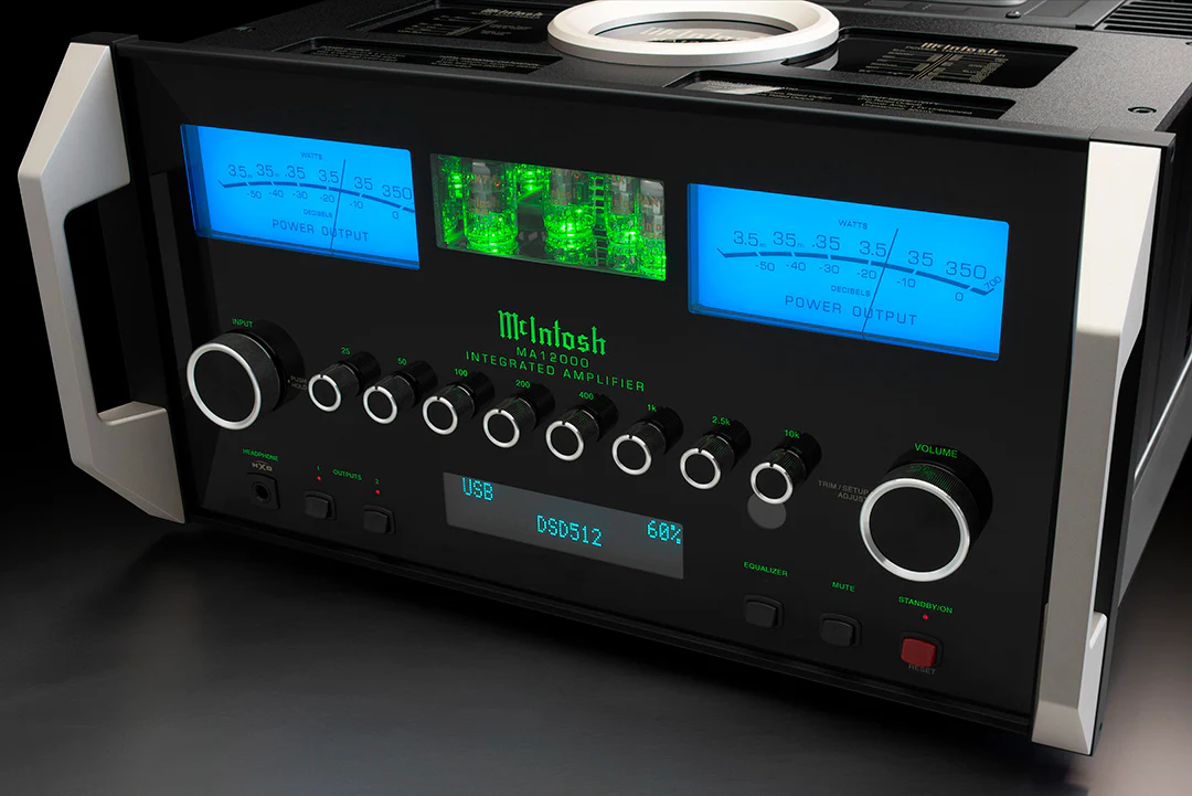 McIntosh MA12000 2-Channel Hybrid Integrated Amplifier (Black) - Image 8