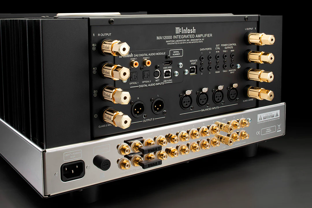 McIntosh MA12000 2-Channel Hybrid Integrated Amplifier (Black) - Image 9