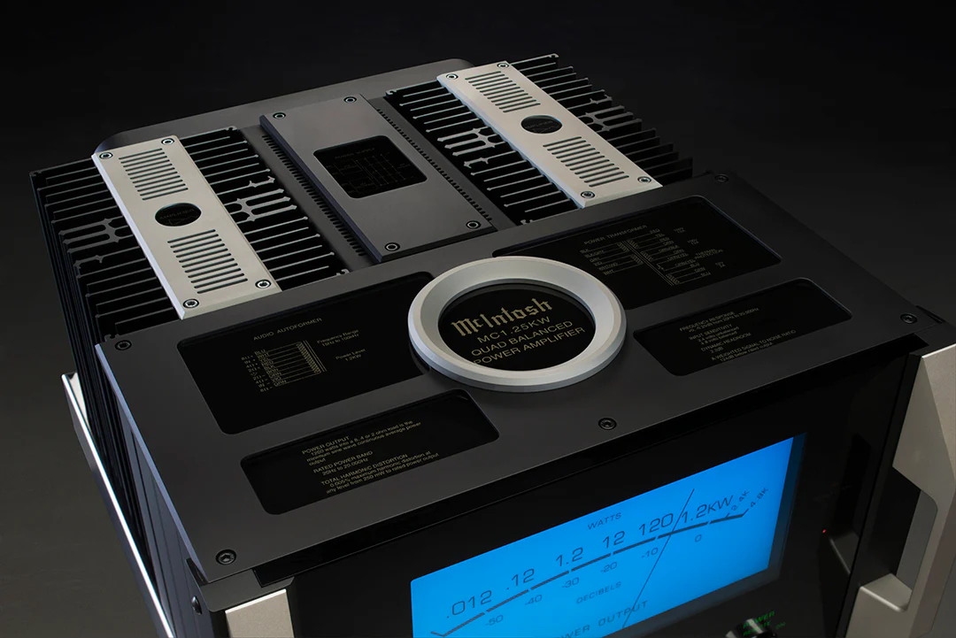 McIntosh MC1.25KW 1-Channel Solid State Amplifier (Black) - Image 11