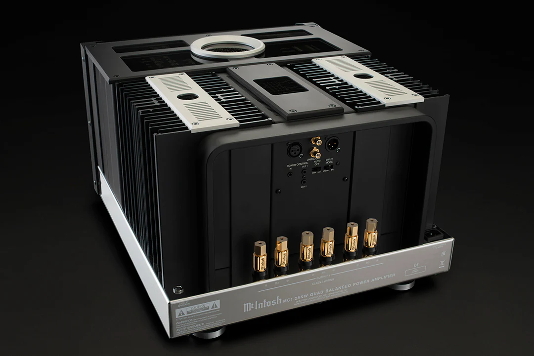 McIntosh MC1.25KW 1-Channel Solid State Amplifier (Black) - Image 7