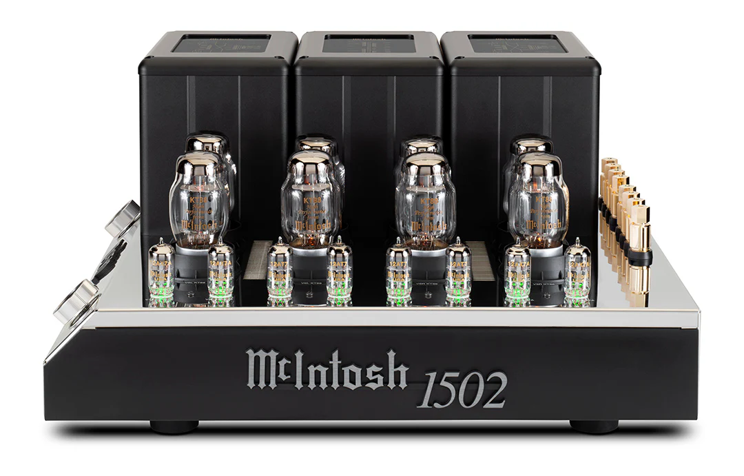 McIntosh MC1502 2-Channel Vacuum Tube Amplifier (Black) - Image 2