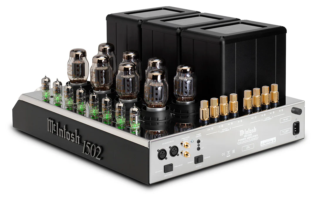 McIntosh MC1502 2-Channel Vacuum Tube Amplifier (Black) - Image 6