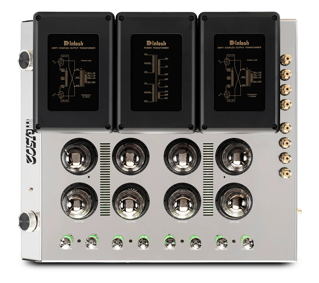 McIntosh MC1502 2-Channel Vacuum Tube Amplifier (Black) - Image 9