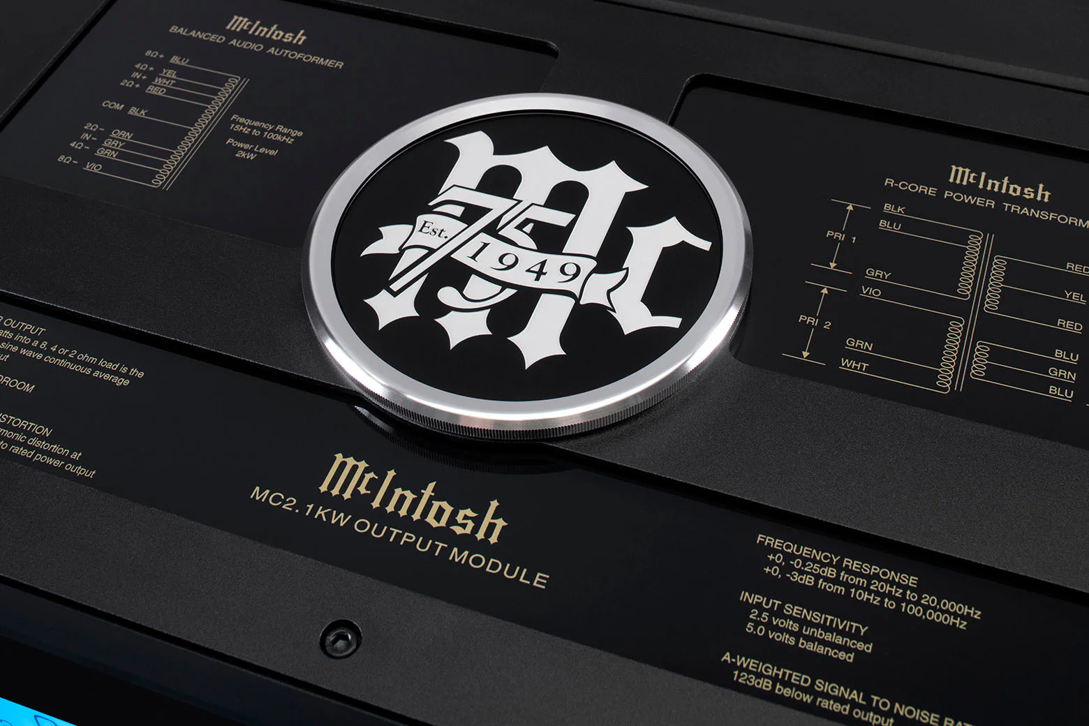 McIntosh MC2.1KW 1-Channel Solid State Amplifier 75th Anniversary Edition - Image 8