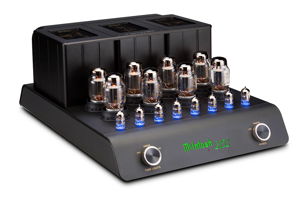 McIntosh MC2152 70th Anniversary 2-Channel Vacuum Tube Amplifier (Black)
