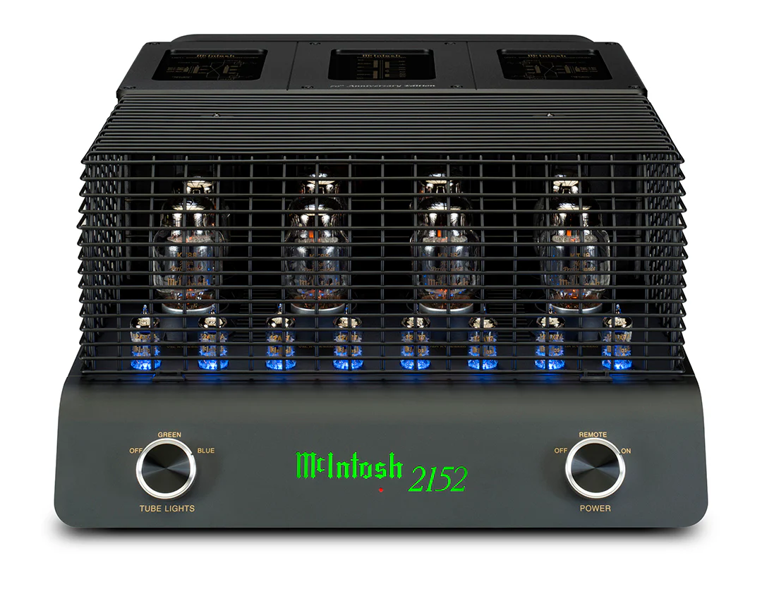 McIntosh MC2152 70th Anniversary 2-Channel Vacuum Tube Amplifier (Black) - Image 3