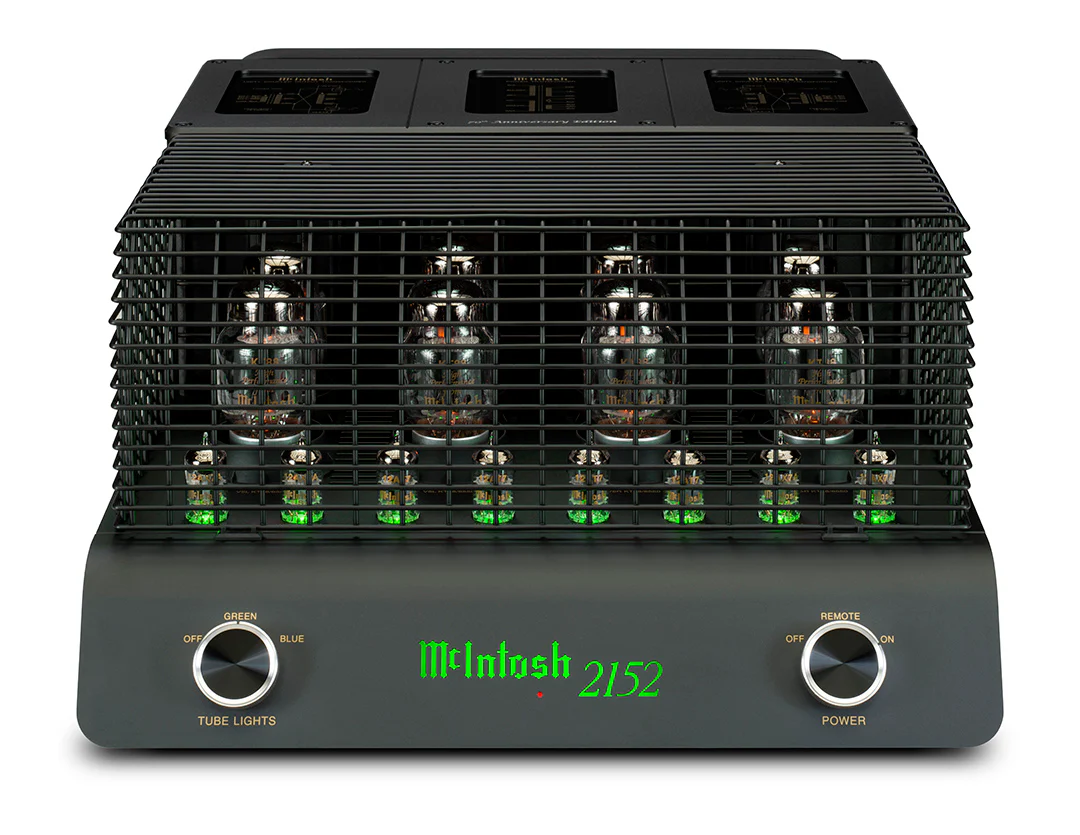 McIntosh MC2152 70th Anniversary 2-Channel Vacuum Tube Amplifier (Black) - Image 4